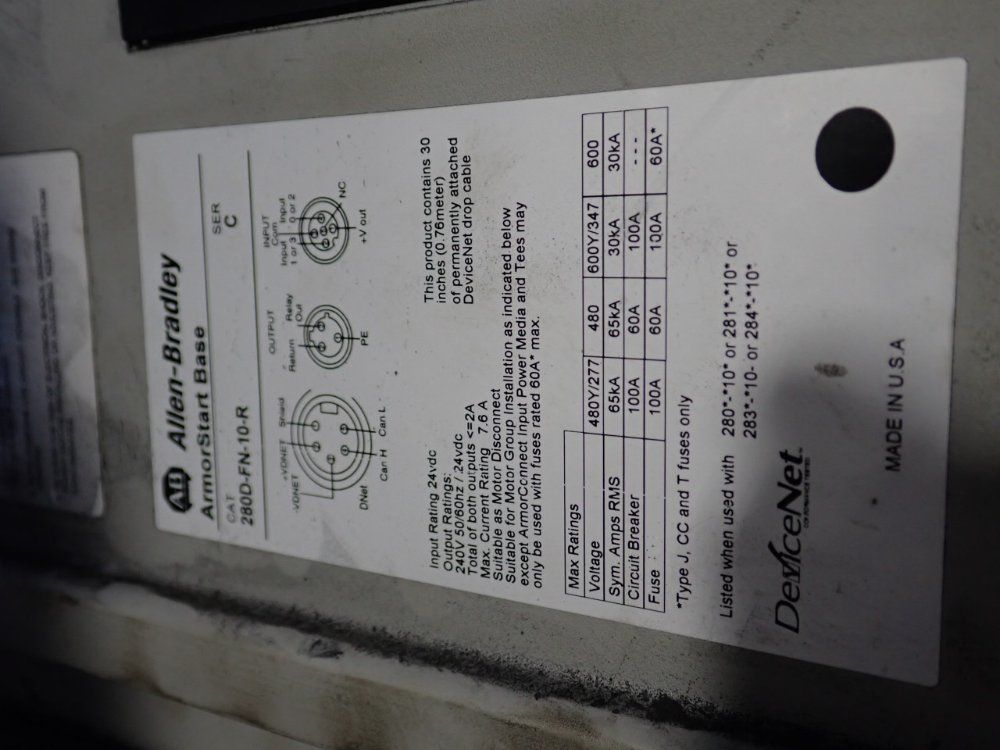 Allen-bradley Control Module - 280d-f12z-10c-grw-3-pi