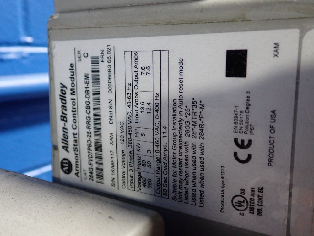 Allen-bradley Control Module - 284g-fvd4p0d-10-rrg-cbg-db1-emi