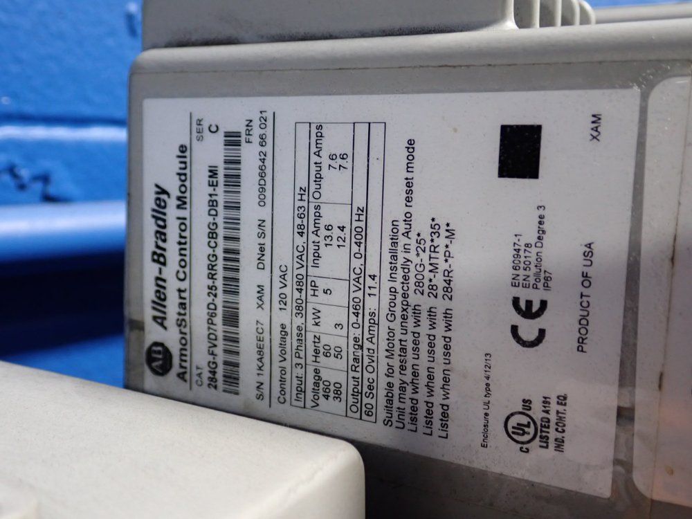 Allen-bradley Control Module - 284g-fvd4p0d-10-rrg-cbg-db1-emi