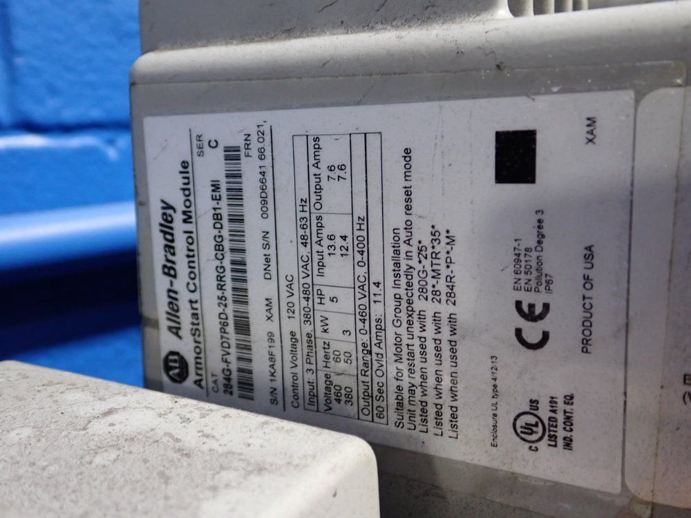 Allen-bradley Control Module Control Module - 284g-fvd4p0d-10-rrg-cbg-db1-emi