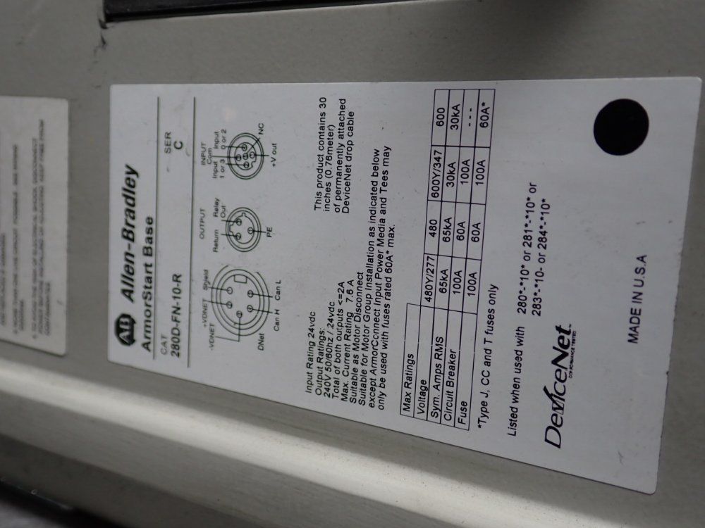 Allen-bradley Control Module - 280d-f12z-10c-grw-3-pi
