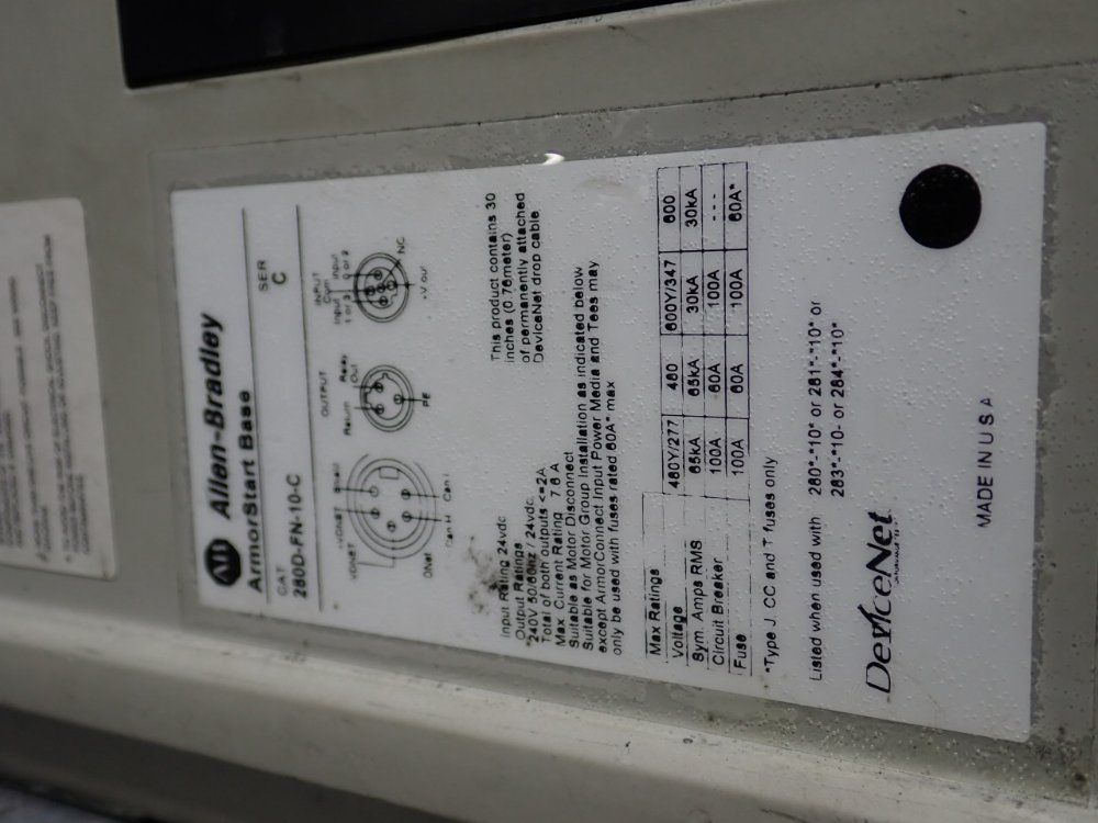 Allen-bradley Control Module - 280d-f12z-10c-grw-3-pi