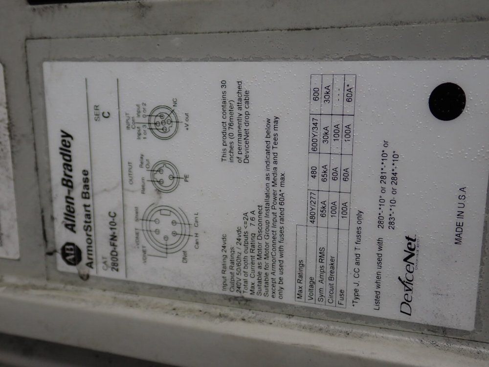 Allen-bradley Control Module - 280d-f12z-10c-grw-3-pi