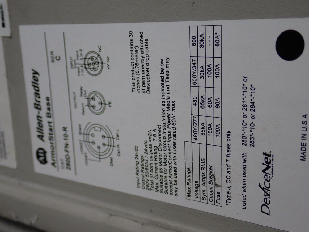 Allen-bradley Control Module - 280d-f12z-10c-grw-3-pi