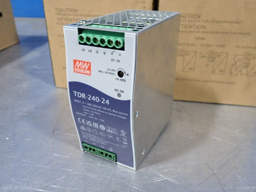 Mean Well 240 W Industrial Power Supply - Tdr-240-24
