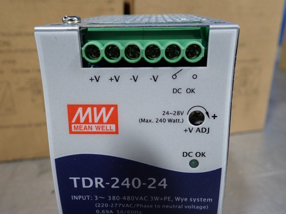 Mean Well 240 W Industrial Power Supply - Tdr-240-24