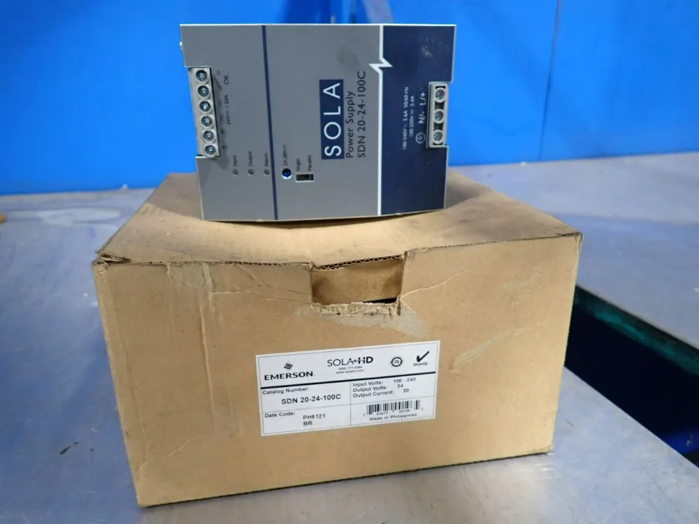 Emerson Sola Power Supply - Sdn 20-24-100c