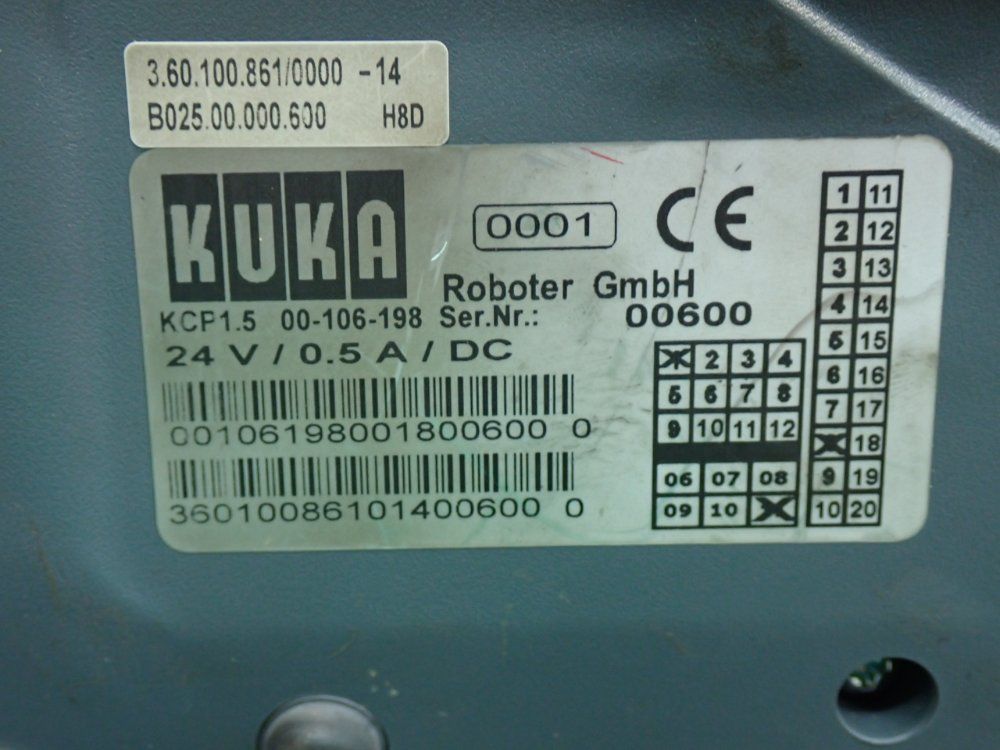 Kuka Kcp-series Teach Pendant - Kcp1.500-105-201