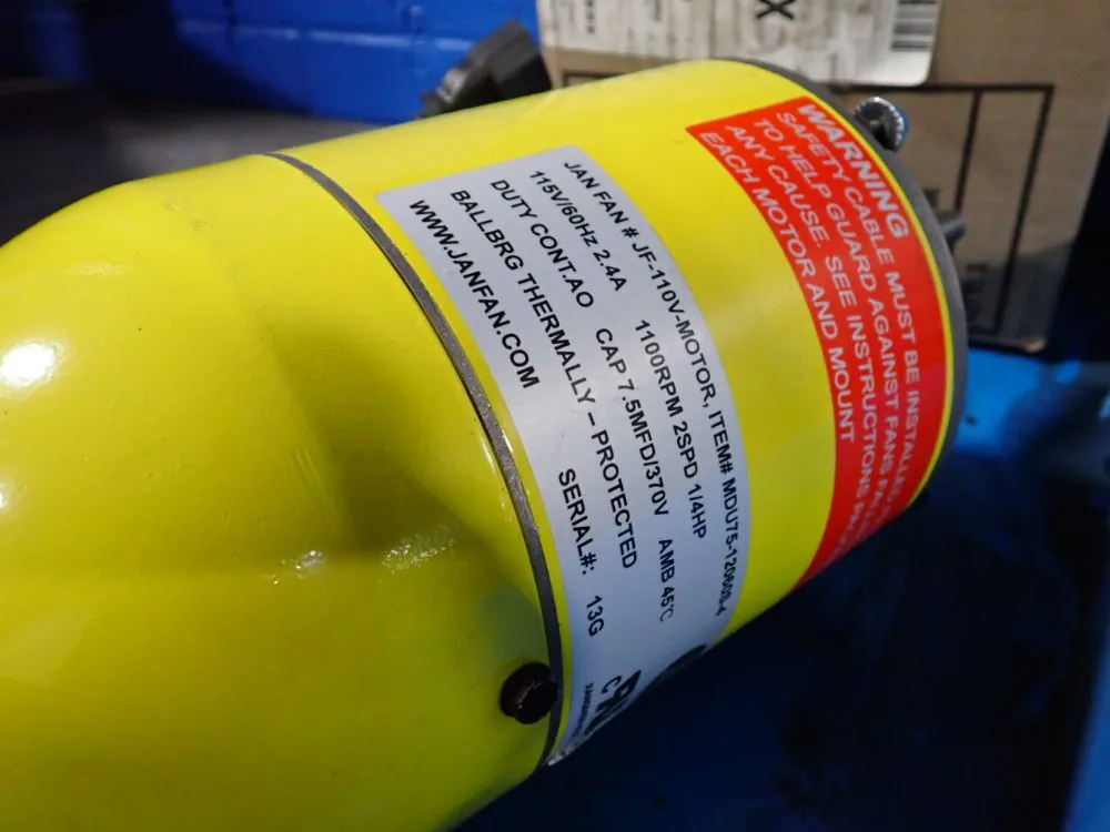 Janfan 1/4 Hp Fan Motor - Mdu75-12060s