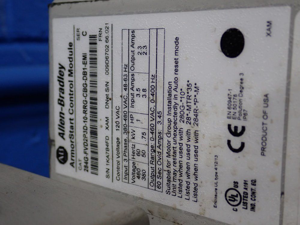 Allen-bradley Control Module - 284g-fvd7p6d-25-rrg-cbg-dbi-emi