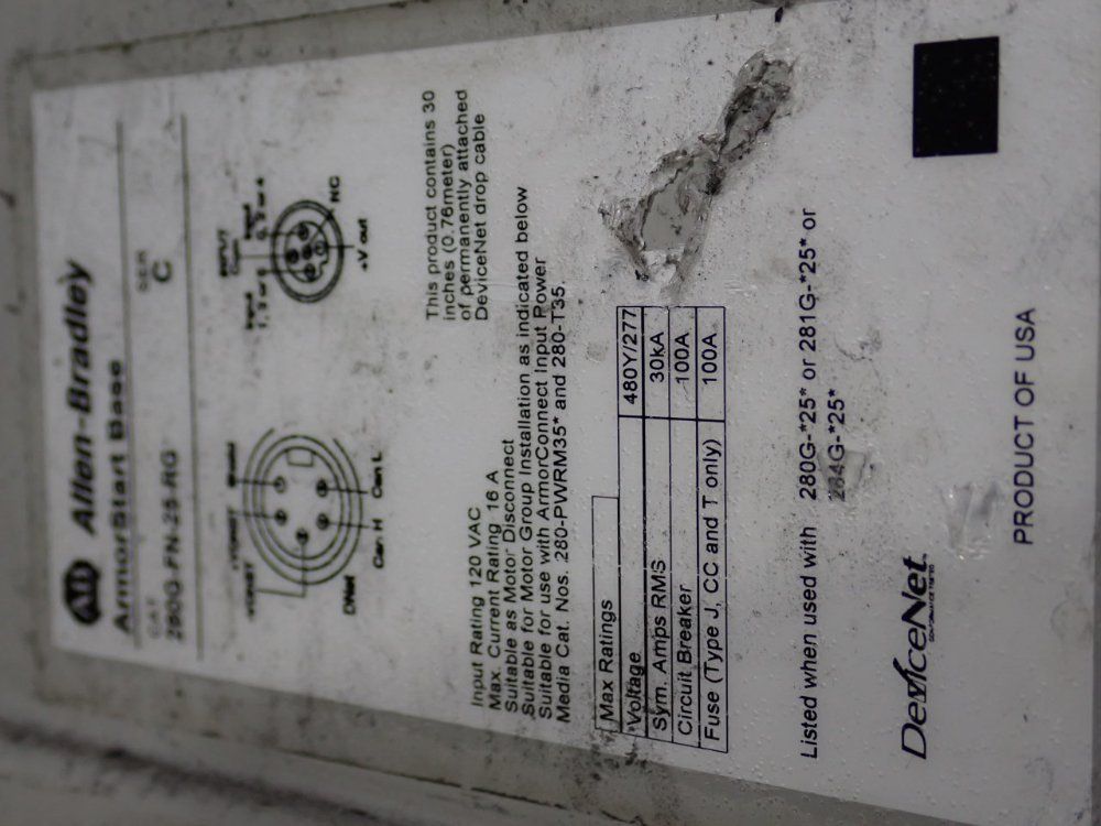 Allen-bradley Control Module - 284g-fvd7p6d-25-rrg-cbg-dbi-emi