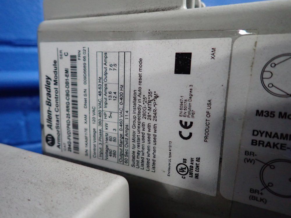 Allen-bradley Control Module - 284g-fvd7p6d-25-rrg-cbg-dbi-emi