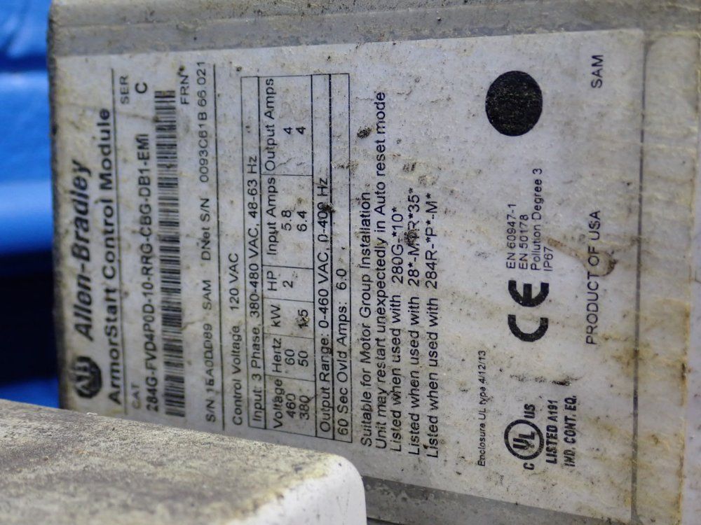 Allen-bradley Control Module - 284g-fvd7p6d-25-rrg-cbg-dbi-emi