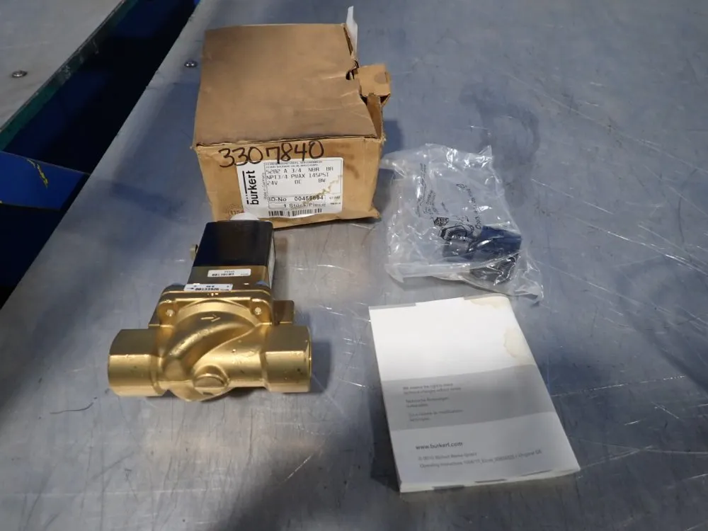 Burkert 145 Psi Solenoid Valve - 00456894