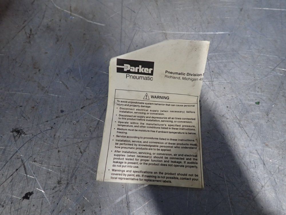 Parker 150 Psi Solenoid Valve - Hhb2087501l