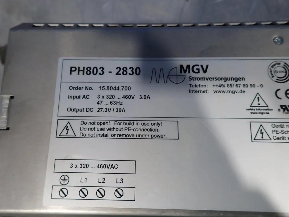 Mgv Power Supply - Ph803-2830