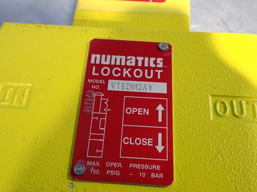 Numatics 150 Psig Lockout Valve - V152n12ay