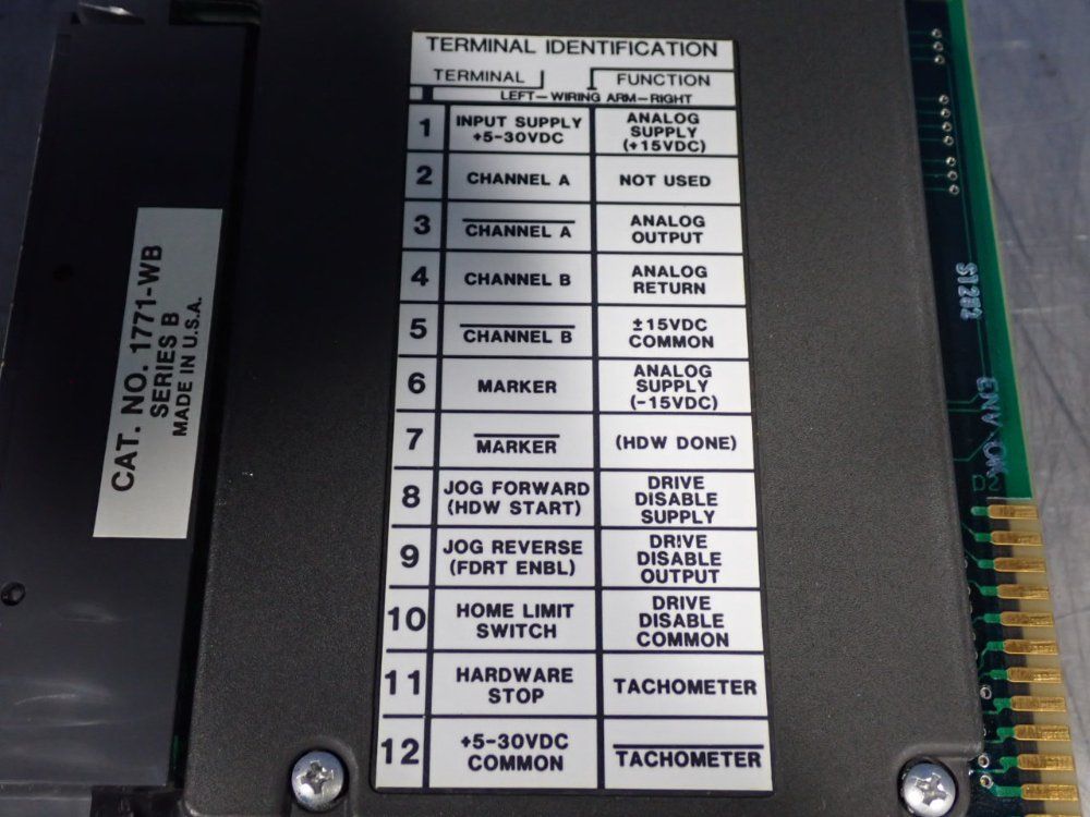 Allen Bradley Servo Expander Module - 1771-es