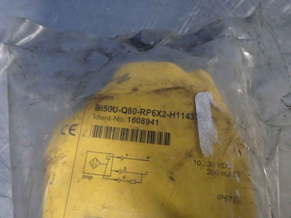 Turck Inductive Proximity Sensor - Bi50u-q80-rp6x2-h1143