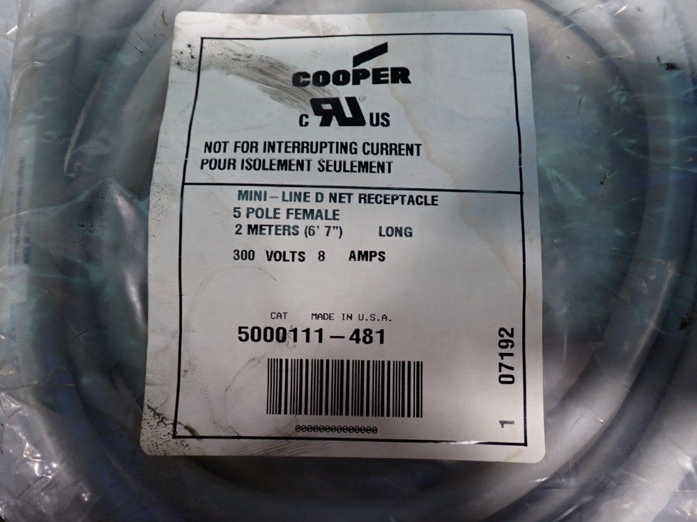 Cooper Mini-line D Net Receptacles