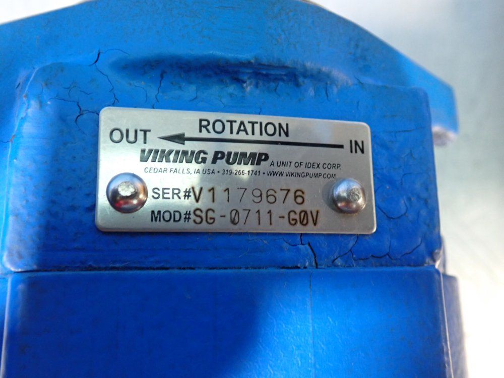 Viking Pump Spur Gear Pump - Sg-0711-g0v