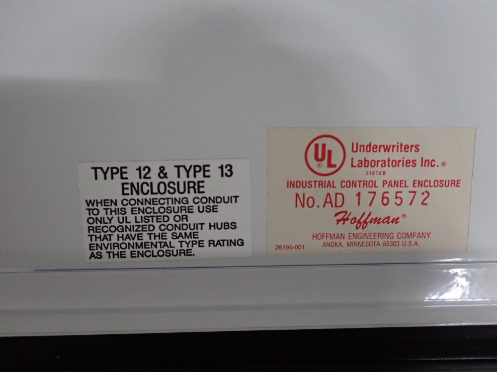 Hoffman 11.5" X 7.5" X 38.5" Industrial Safety Enclosure