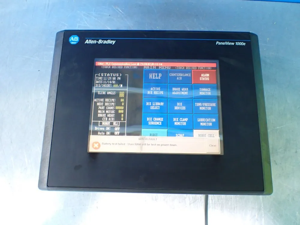 Allen-bradley Panelview 1000e Operator Panel - 2711e-t10c15