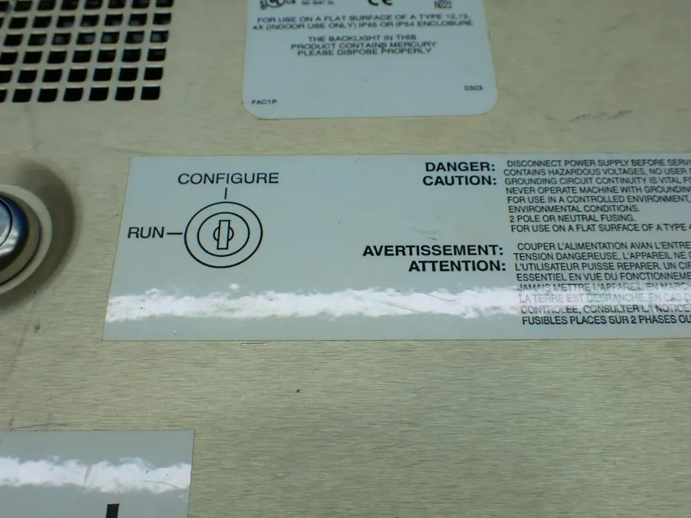 Allen-bradley Panelview 1000e Operator Panel - 2711e-t10c15