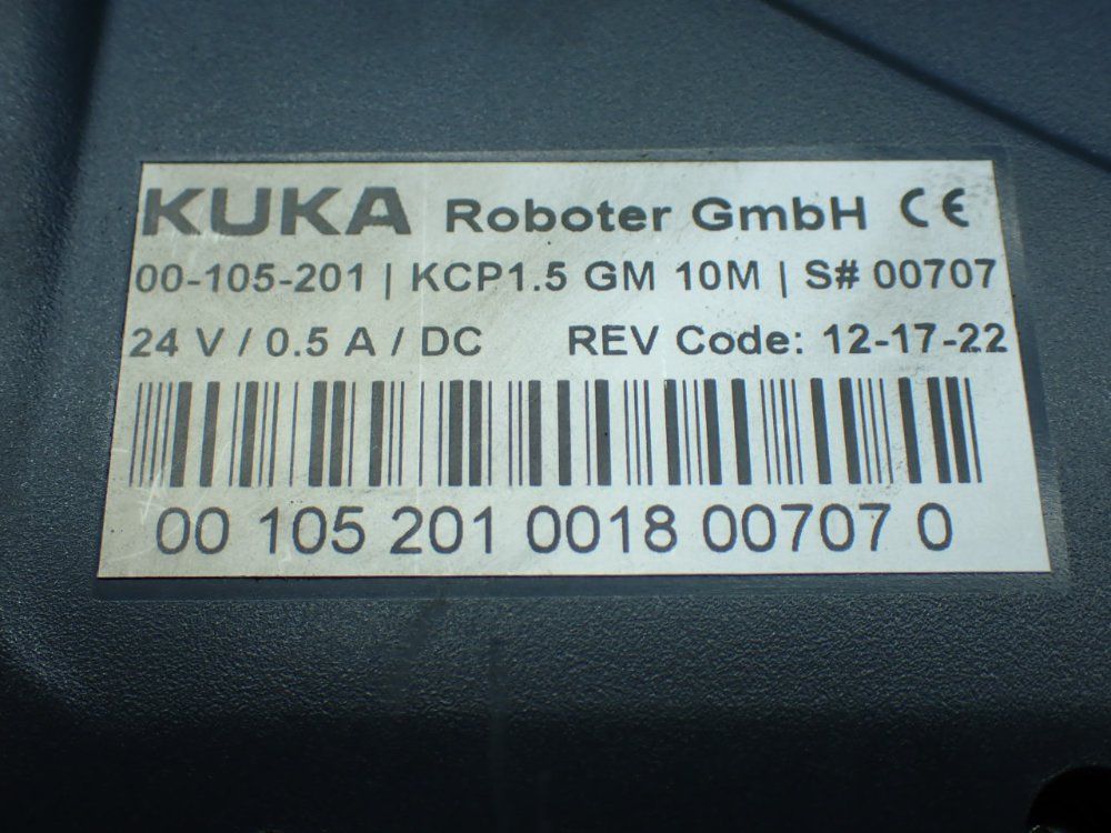 Kuka Roboter Teach Pendant - 00-105-201