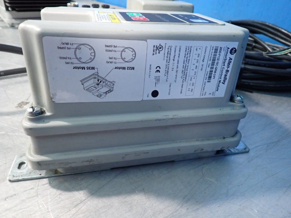 Allen-bradley 3 Hp Armorstart Distributed Motor Controller - 280d-f12z-10c-grw-3-p1