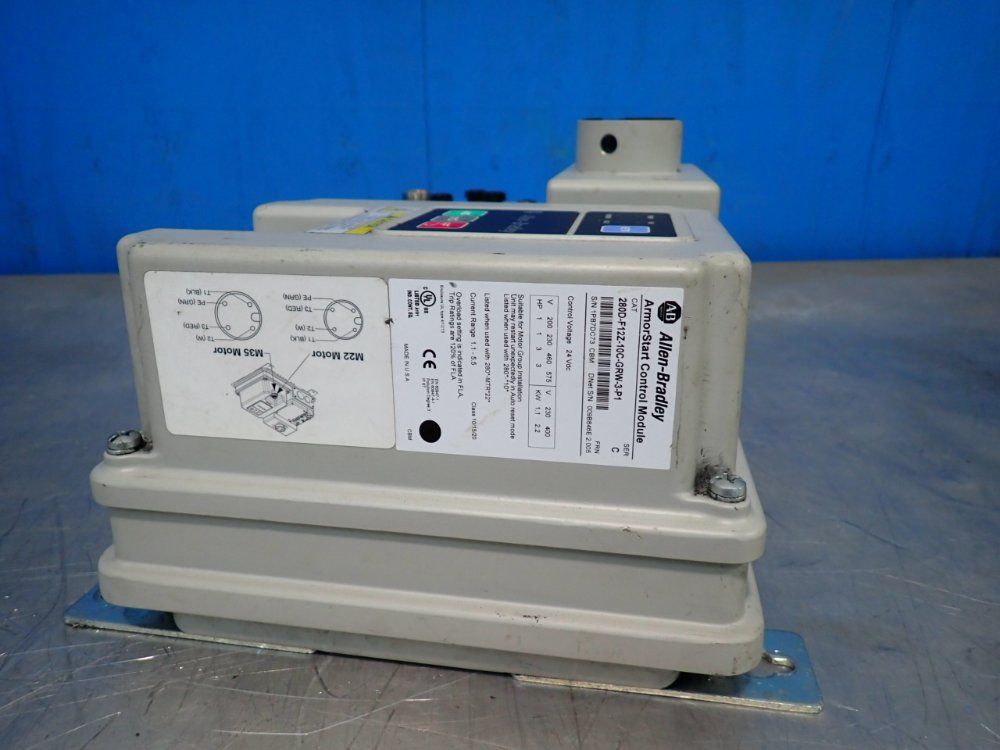 Allen-bradley 3 Hp Armorstart Distributed Motor Controller - 280d-f12z-10c-grw-3-p1