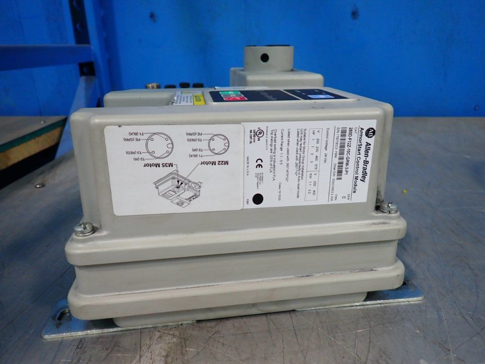 Allen-bradley 3 Hp Armorstart Distributed Motor Controller - 280d-f12z-10c-grw-3-p1