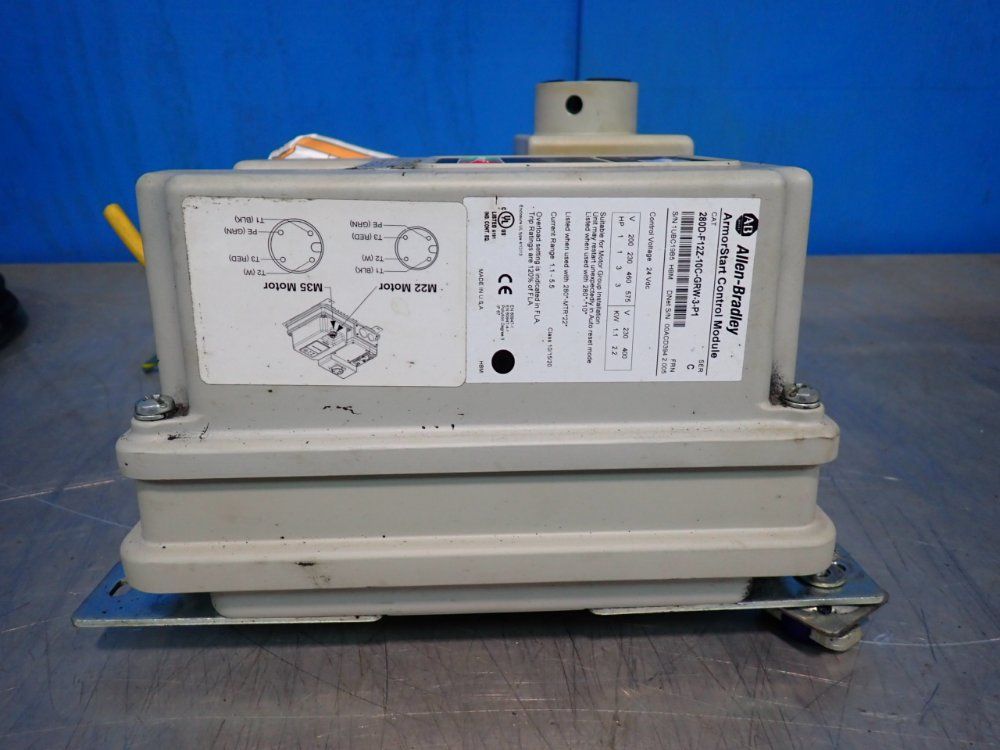 Allen-bradley 3 Hp Armorstart Distributed Motor Controller - 280d-f12z-10c-grw-3-p1