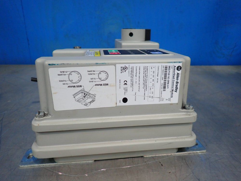 Allen-bradley 3 Hp Armorstart Distributed Motor Controller - 280d-f12z-10c-grw-3-p1