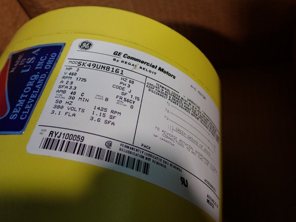 General Electric 2 Hp Ac Motor - 5k49un8161