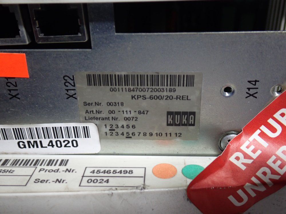 Kuka 18 Kva Power Supply Unit - Kps-600/200-rel