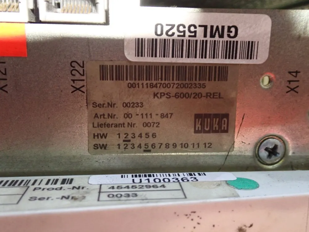 Kuka 18 Kva Power Supply Unit - Kps-600/200-rel