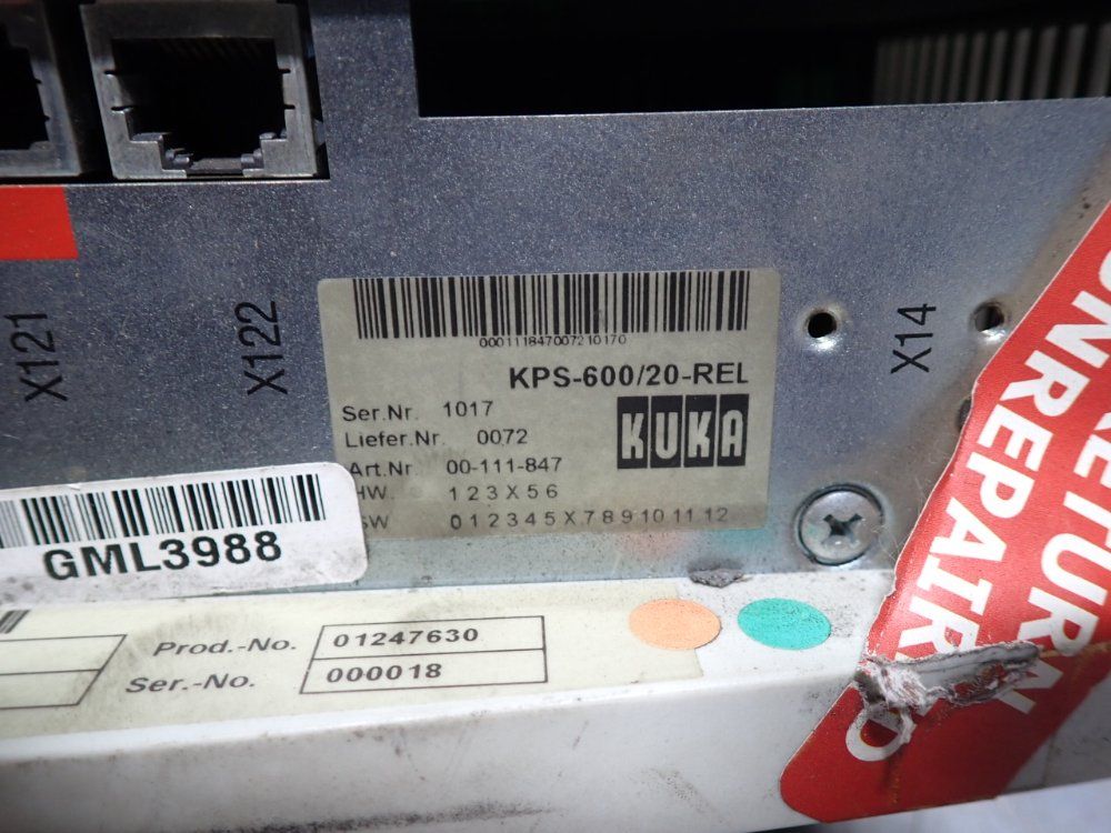 Kuka 18 Kva Power Supply Unit - Kps-600/200-rel