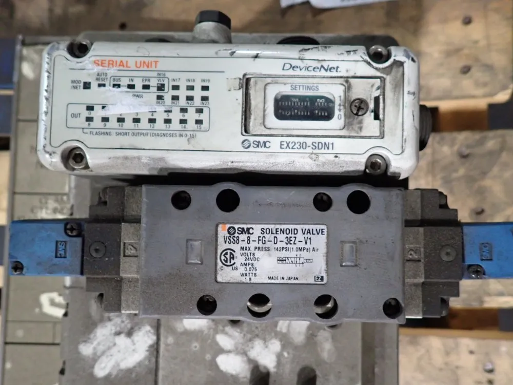Smc Pneumatic Manifold Assembly