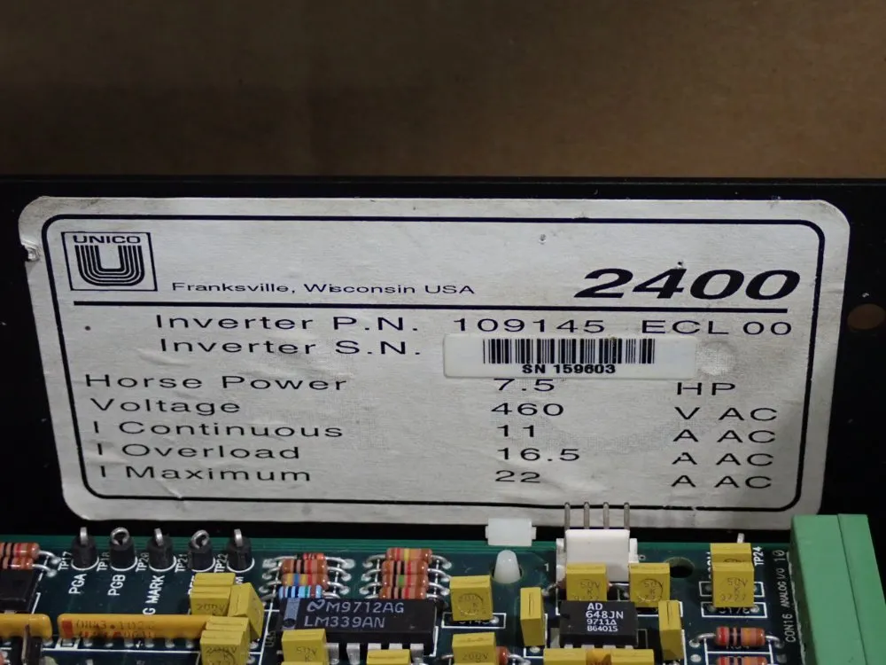 Unico 7.5 Hp Ac Modular Inverter - 109145ecl00