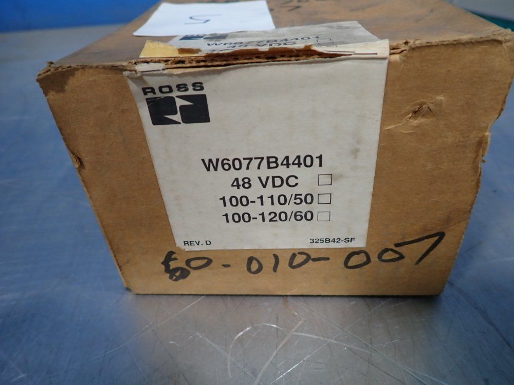 Ross 10 Bar Pneumatic Solenoid Valve - W6077b4401