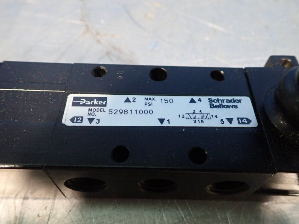 Parker 150 Psi Pneumatic Valve - 529811000