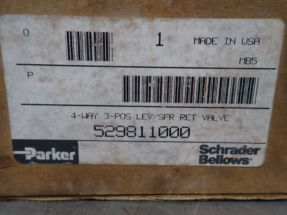 Parker 150 Psi Pneumatic Valve - 529811000