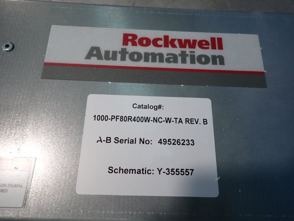 Rockewell Atuomation Brake Resistor - 1000-pf80r400w-nc-w-ta