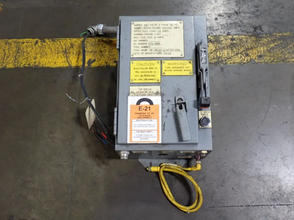 Square D Tip Dress Starter Enclosure - Ecs-1086