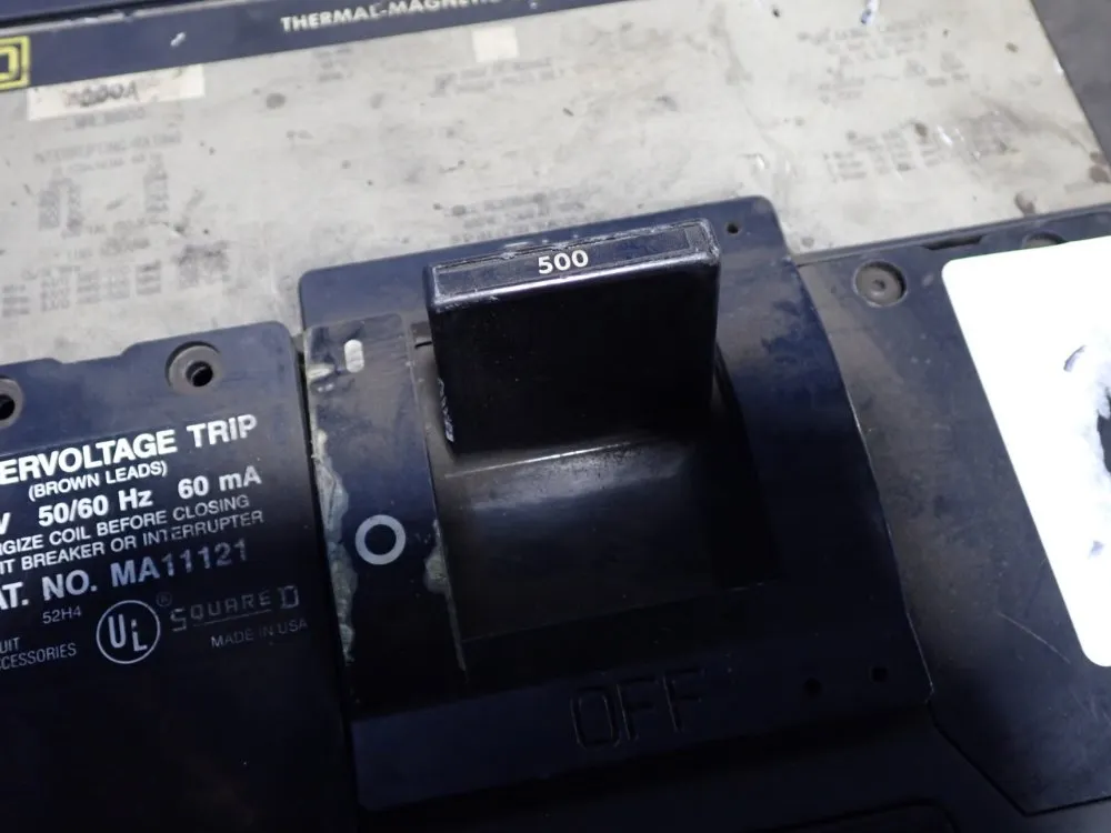 Square D 500 Amp Circuit Breakeem - Mhl36500