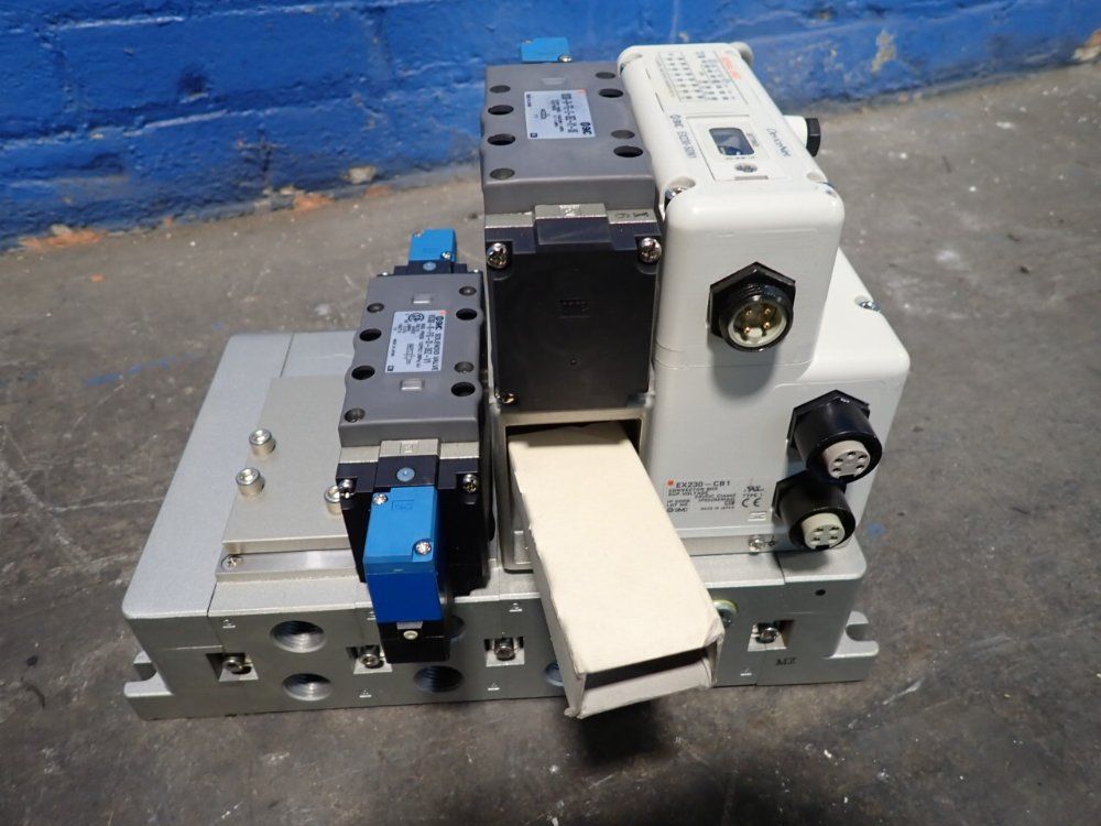 Smc Pneumatic Valve Assembly - Vvs8080-ep