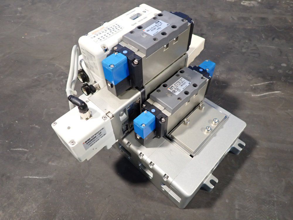 Smc Pneumatic Valve Assembly - Vvs8080-ep