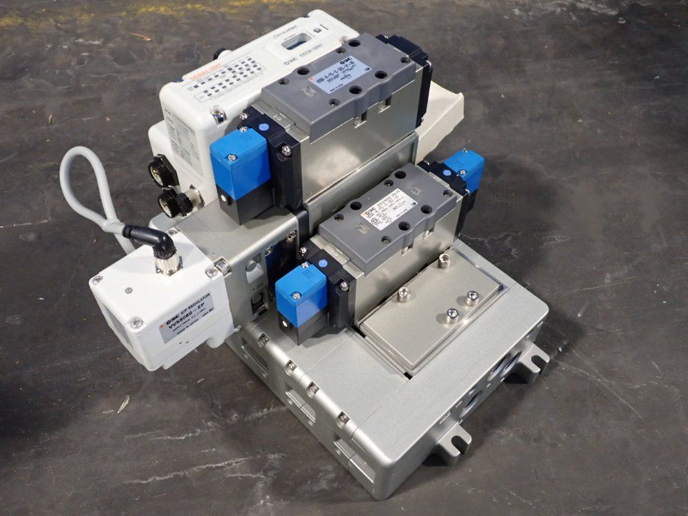 Smc Pneumatic Valve Assembly - Vvs8080-ep