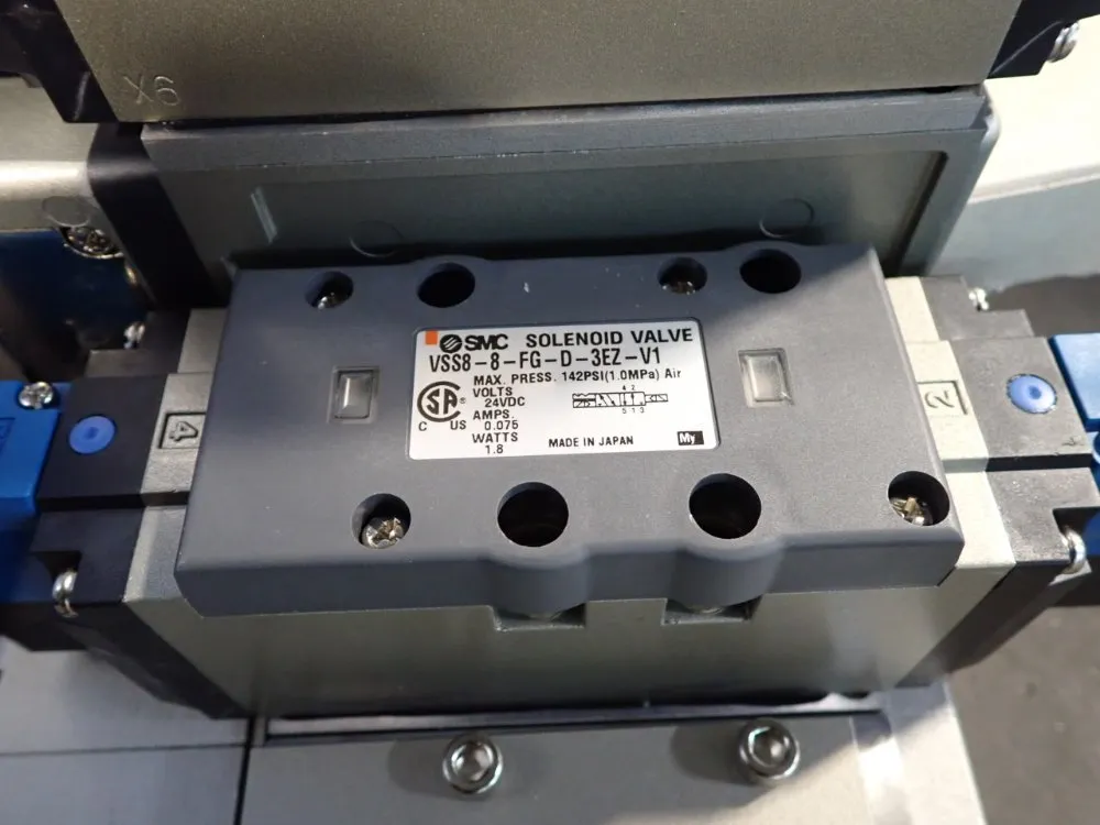 Smc Pneumatic Valve Assembly - Vvs8080-ep